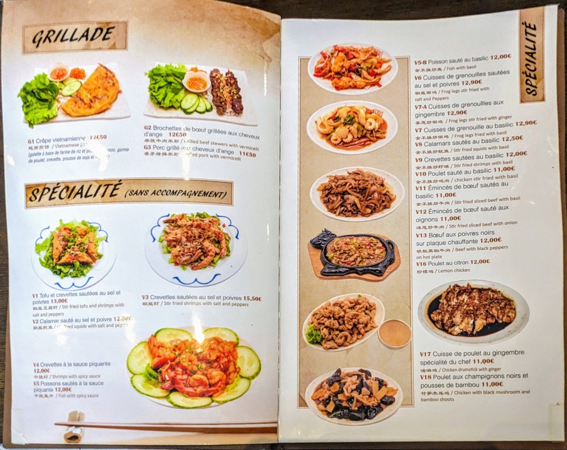 Đông Phat menu 2