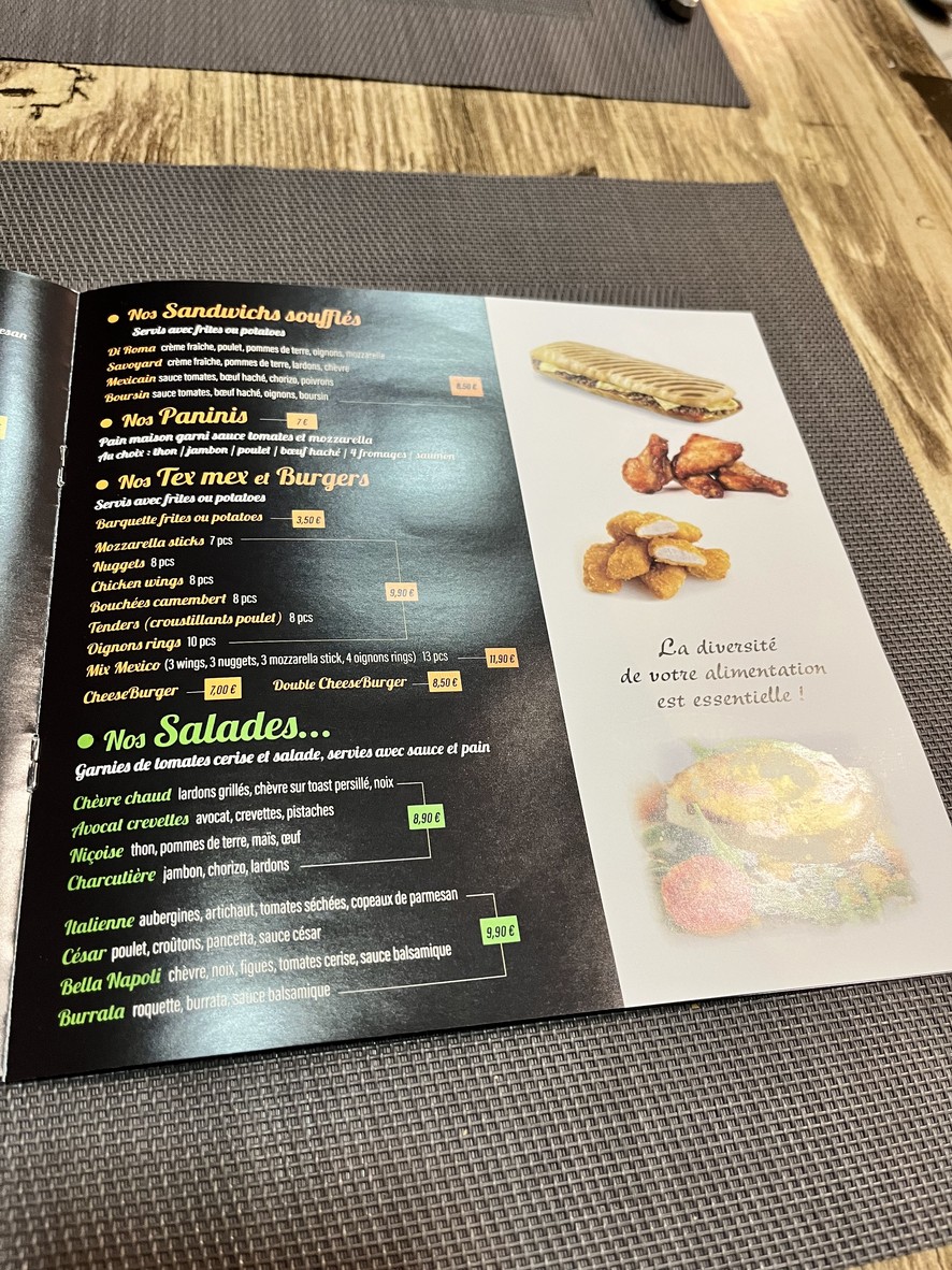 Casa Di Roma Chatillon menu 4