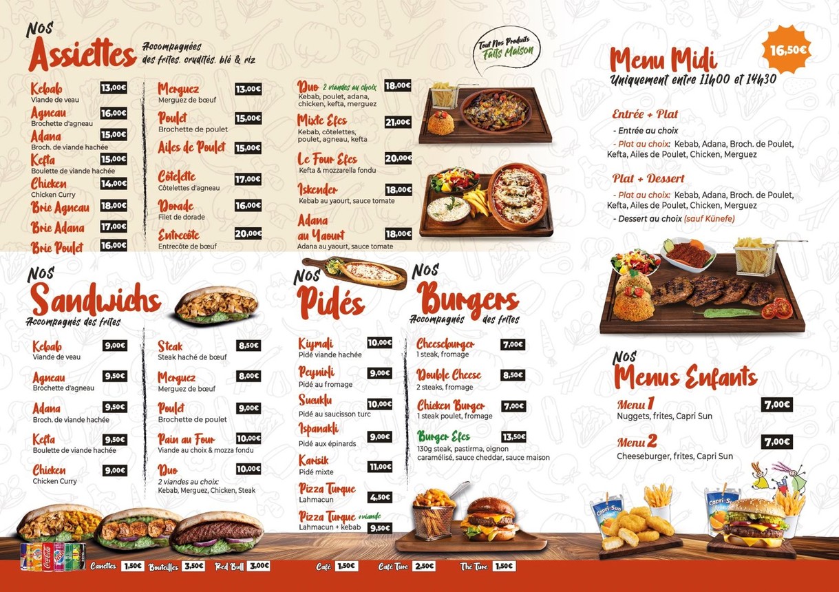 Efes Restaurant menu 2