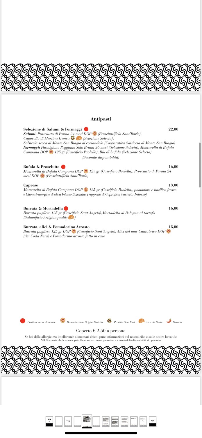 Piccolo Buco (NO PRENOTAZIONI-NO RESERVATIONS) menu 1