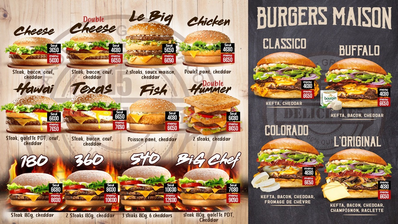 Délice DF5 menu 1