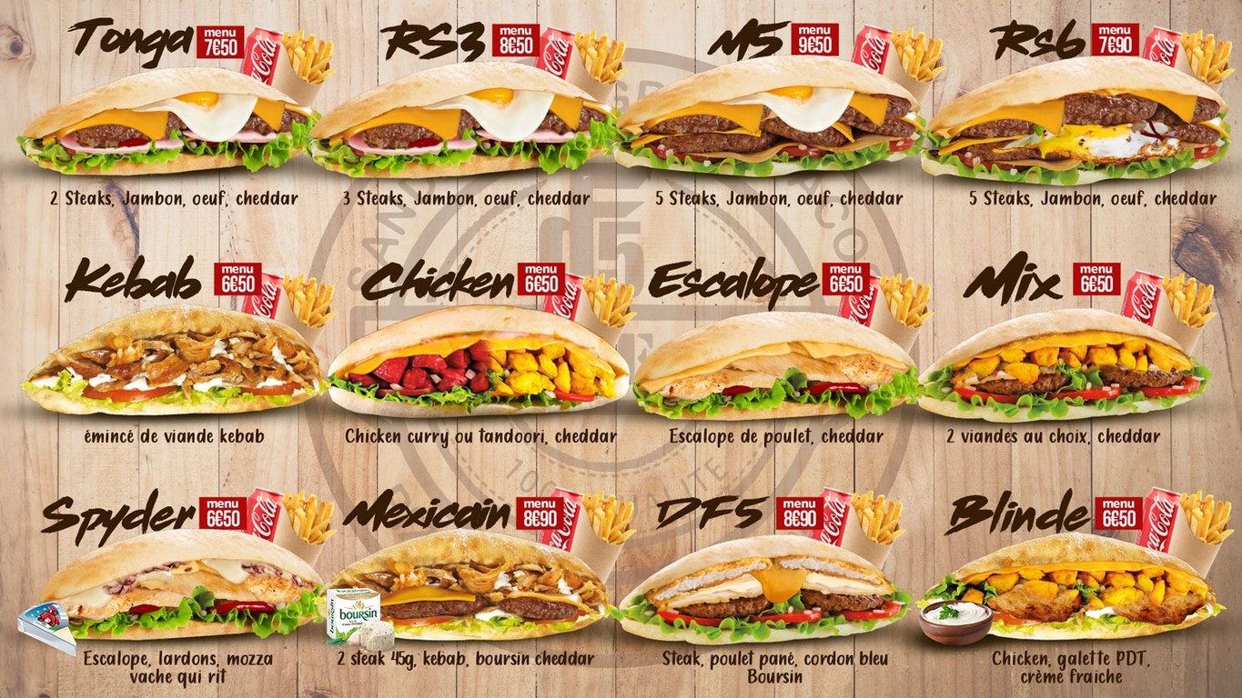 Délice DF5 menu 6