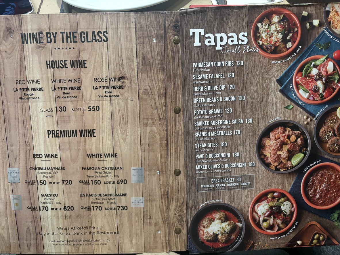 Wine Connection K-Village menu 1