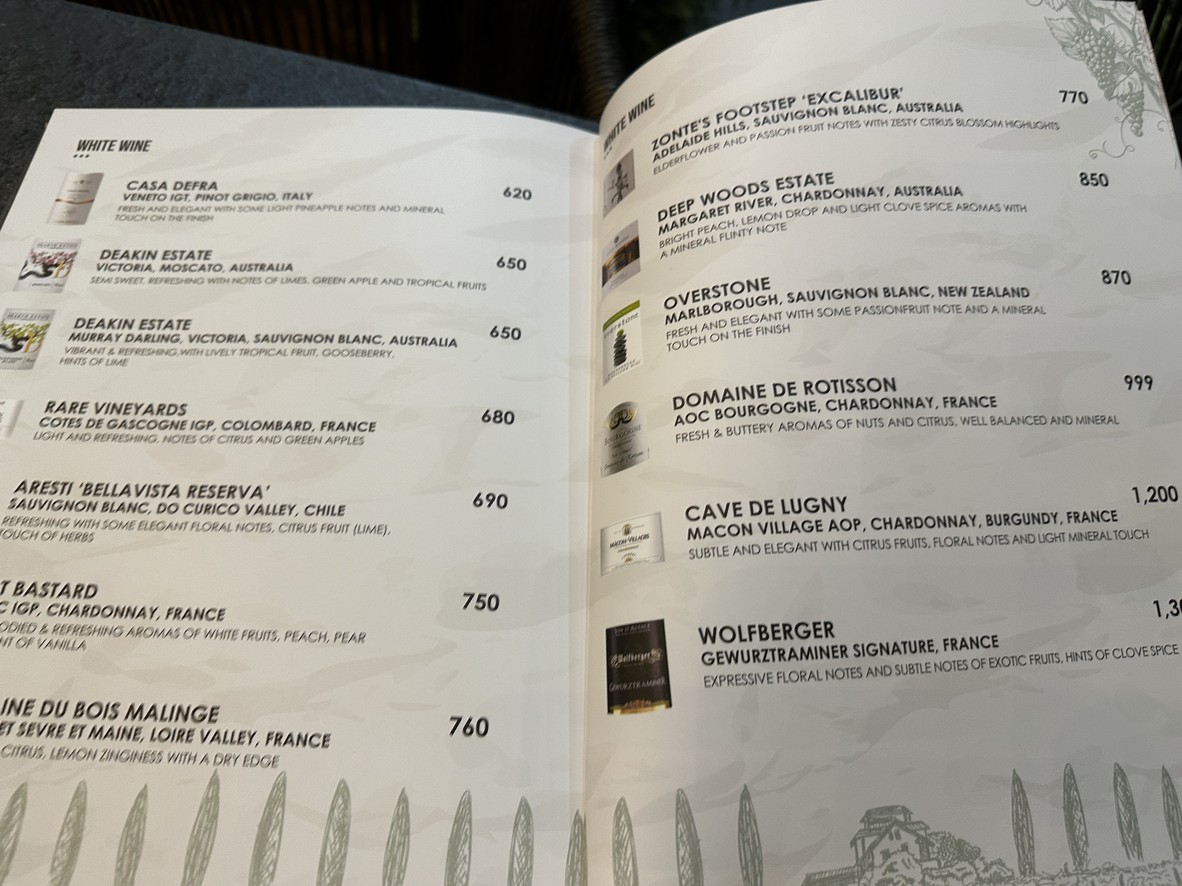 Wine Connection K-Village menu 9