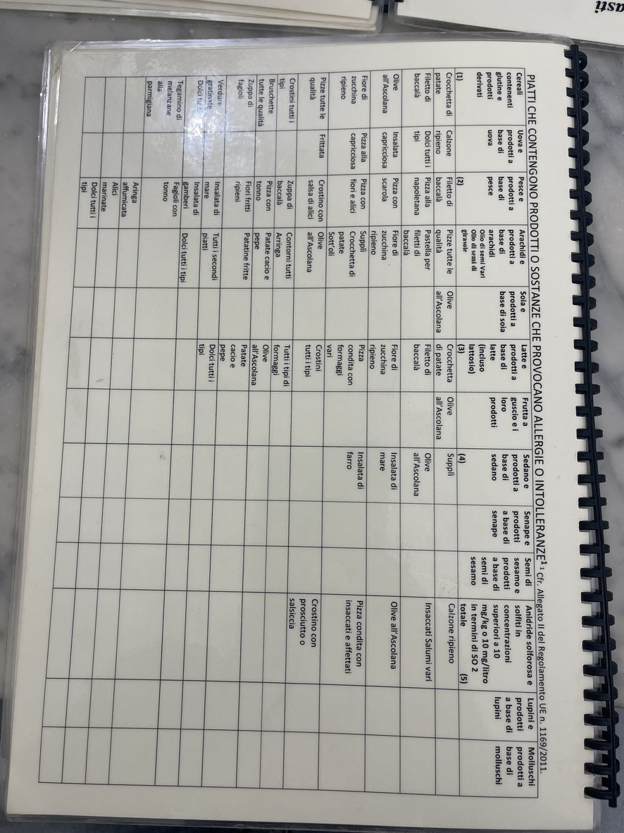 Ai Marmi menu 1