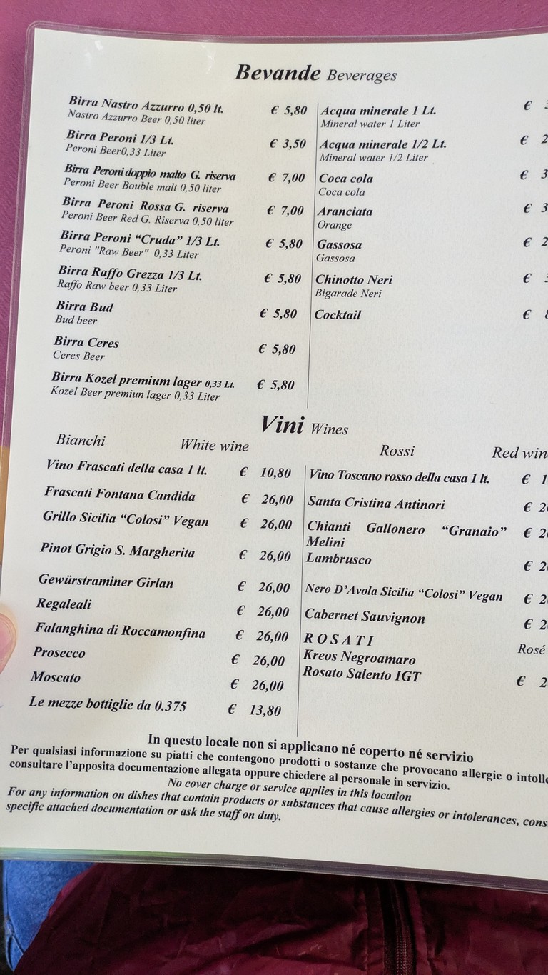 Ai Marmi menu 6