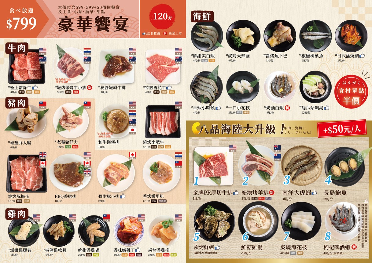 Shao Rou Zhong Jing Zhi Tan Huo Shao Rou (San Chong Zi Qiang Dian) menu 3