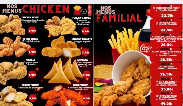 Le Chick menu 2