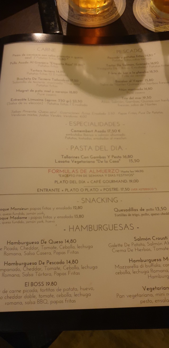Numéro 21 menu 2