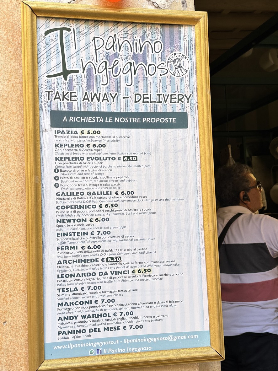 Il Panino Ingegnoso menu 1