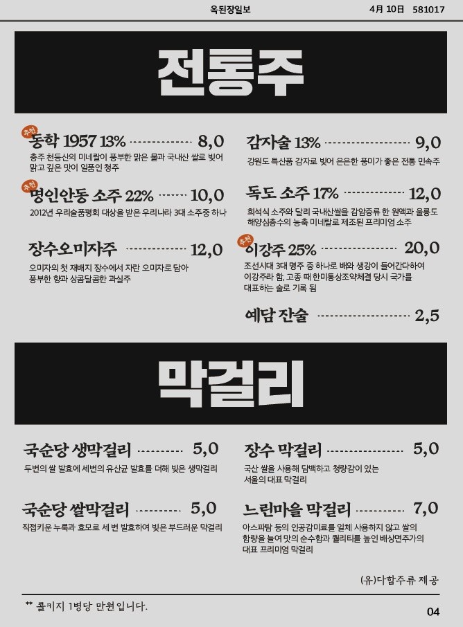 Okdoenjang Samseong menu 4