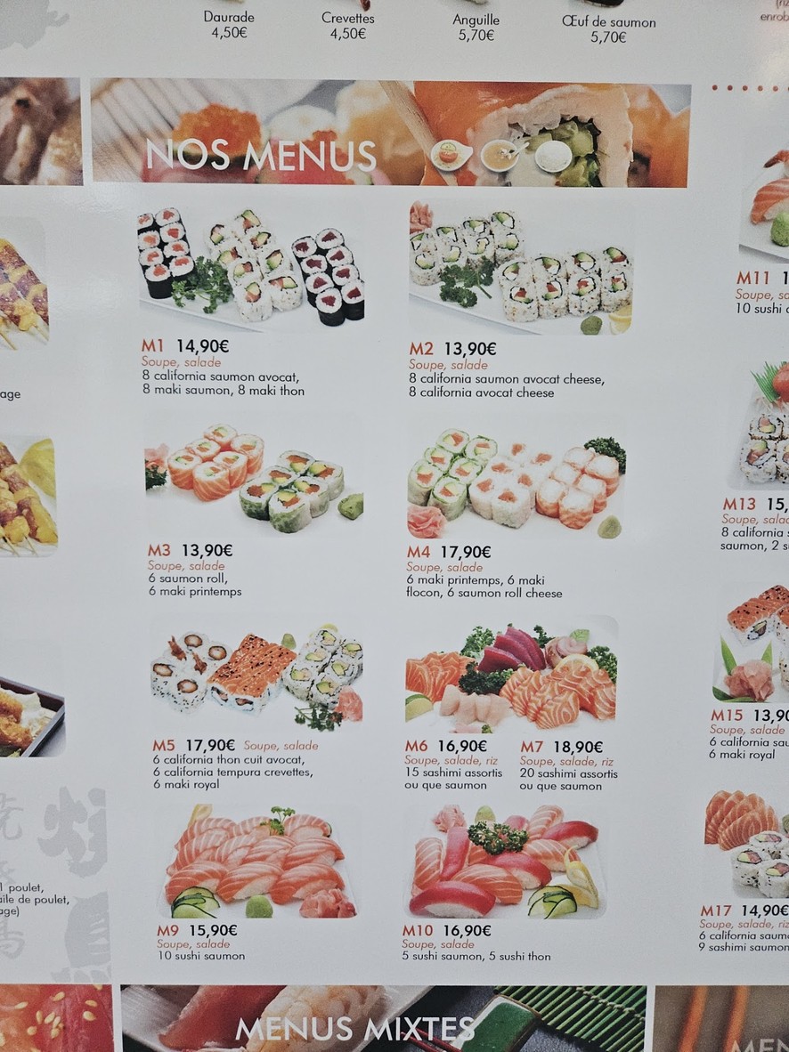 Hokkaido 8 menu 2