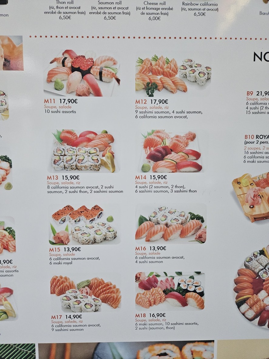 Hokkaido 8 menu 3