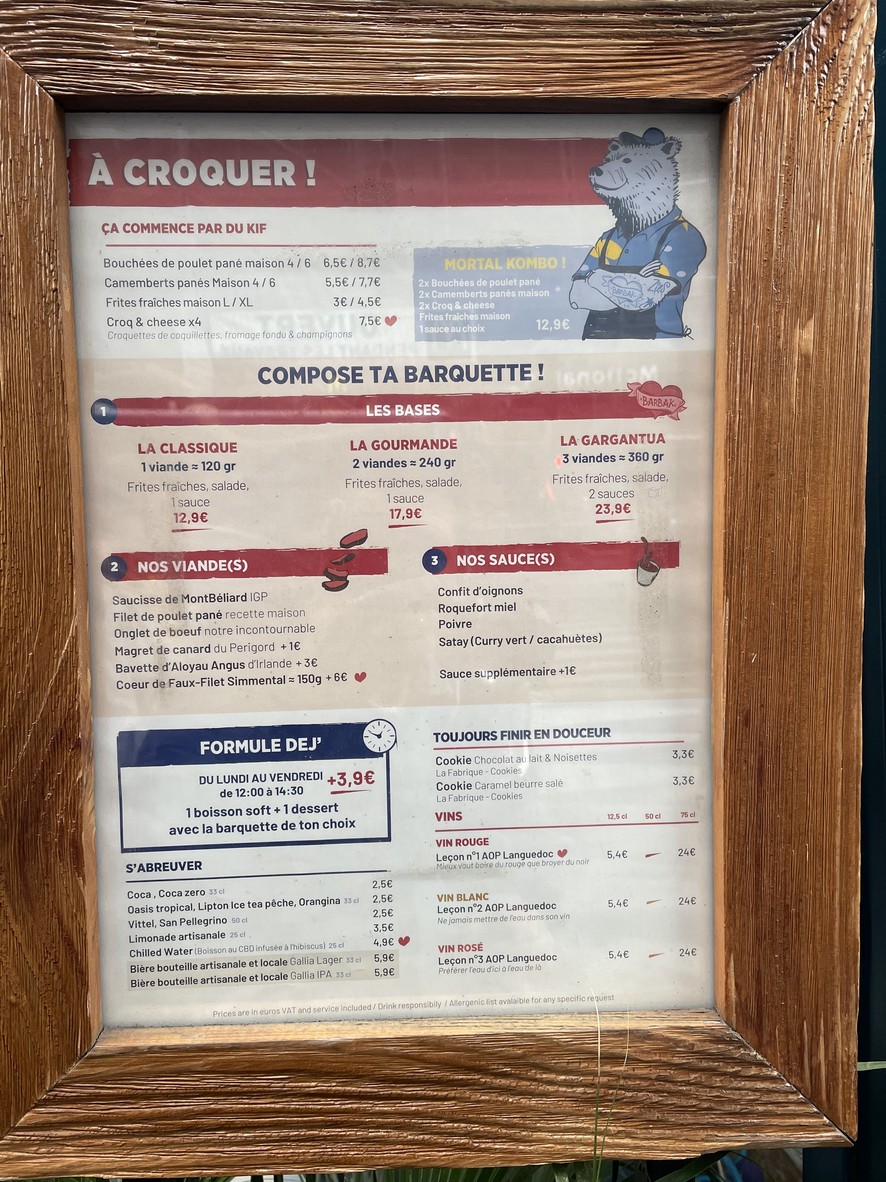La Brigade - Réaumur - Restaurante París menu 3