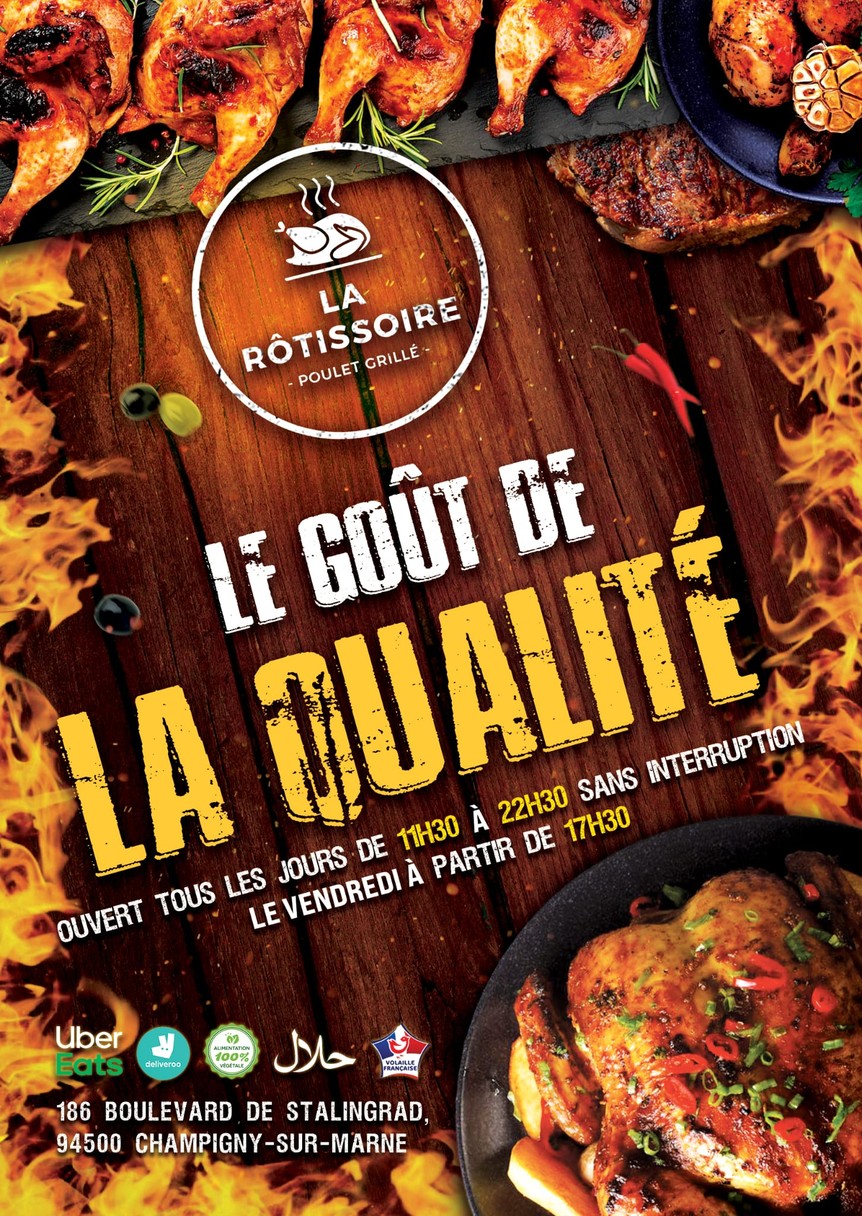 La Rôtissoire - Poulet Grillé menu 1