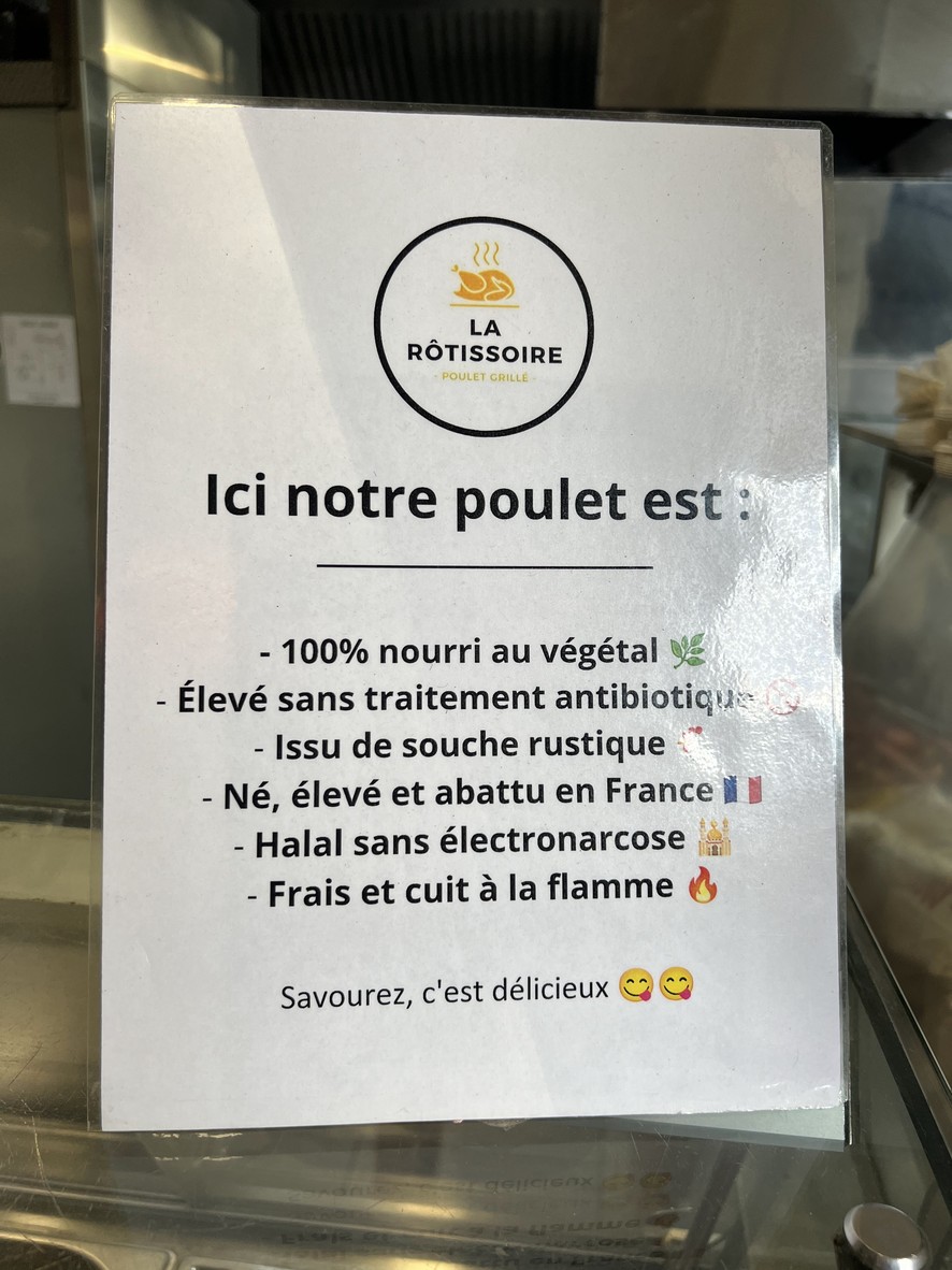 La Rôtissoire - Poulet Grillé menu 2