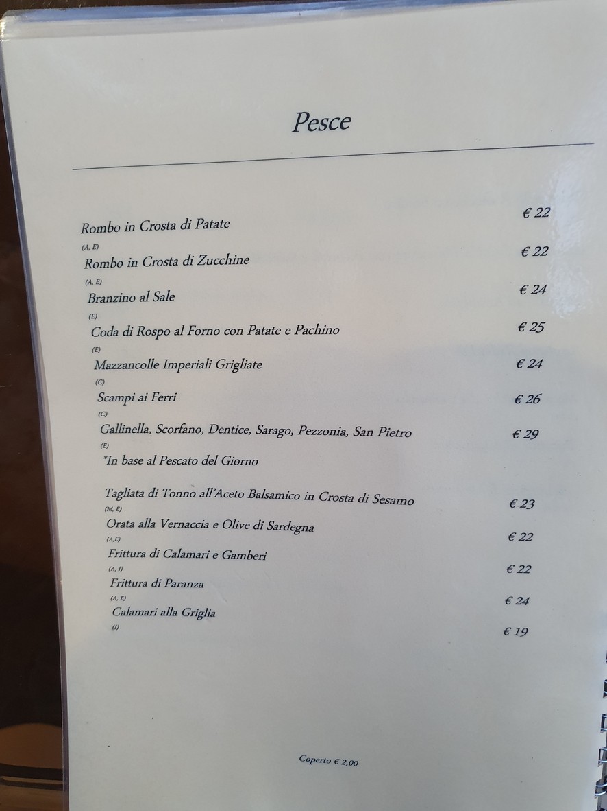 Eleonora d'Arborea menu 6