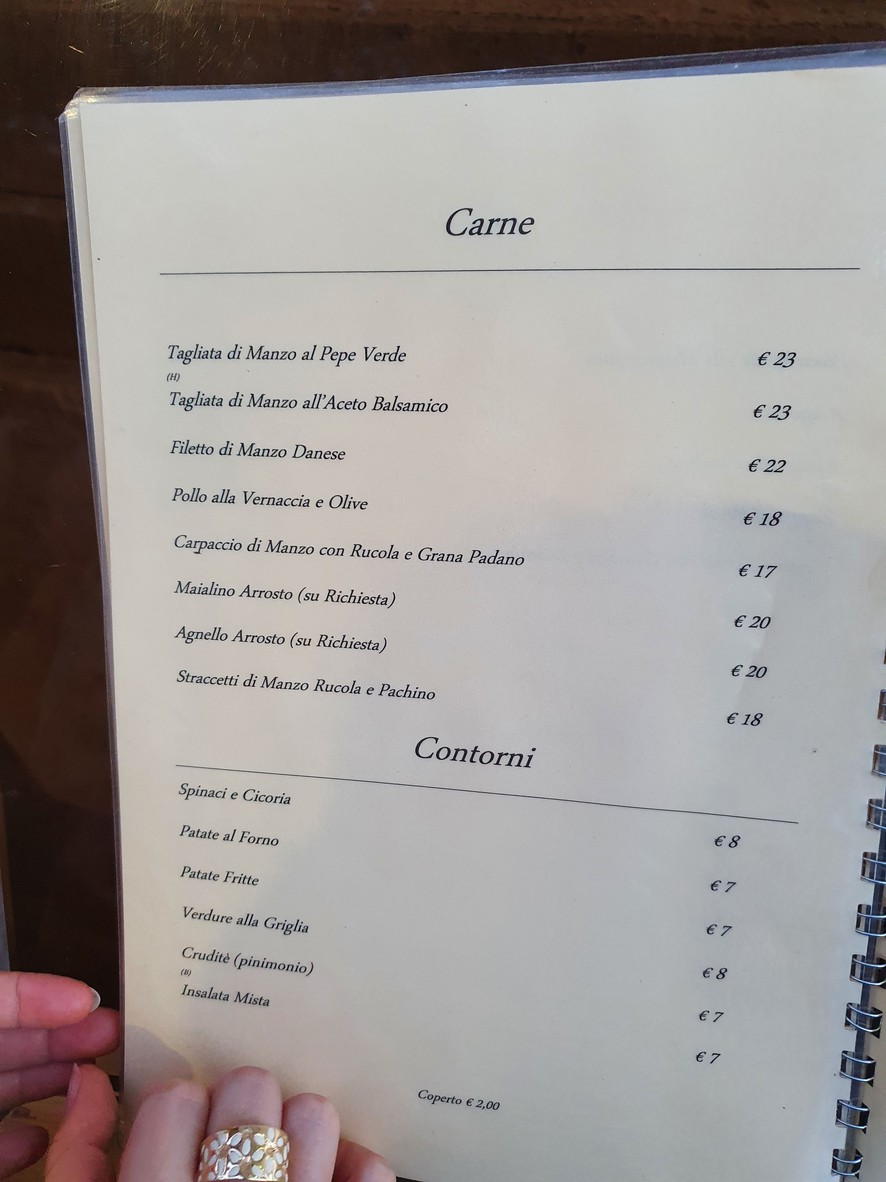 Eleonora d'Arborea menu 7