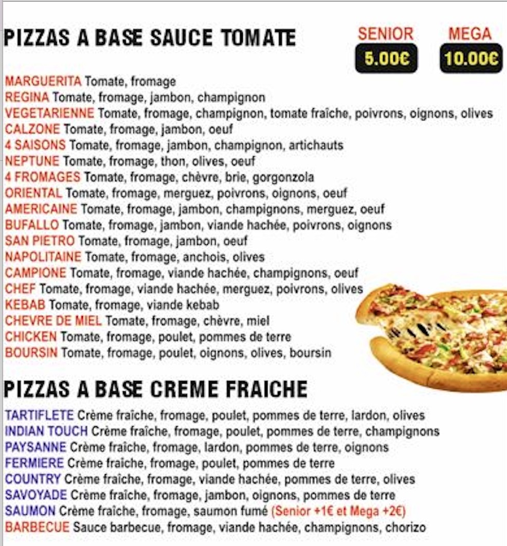 Curry Wala menu 2