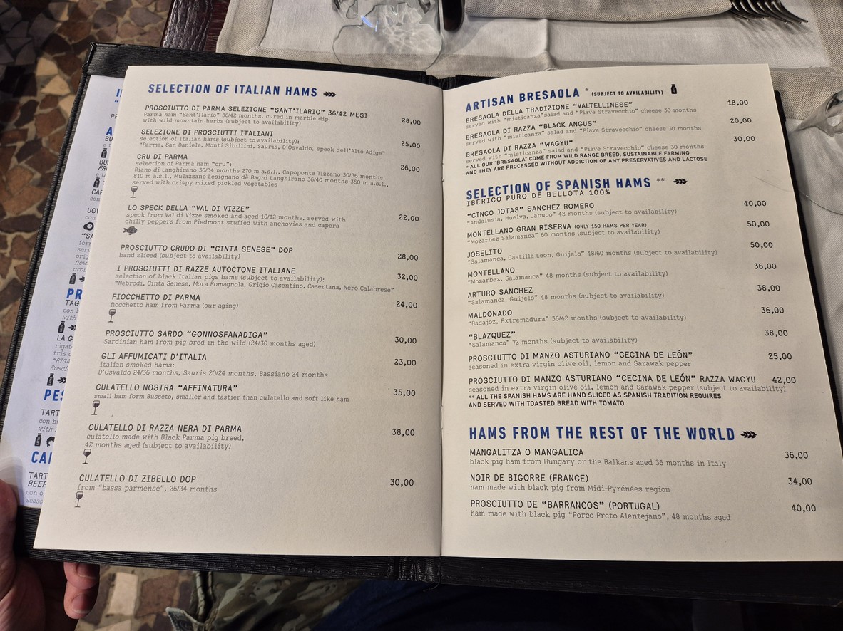 Roscioli Salumeria con Cucina menu 2