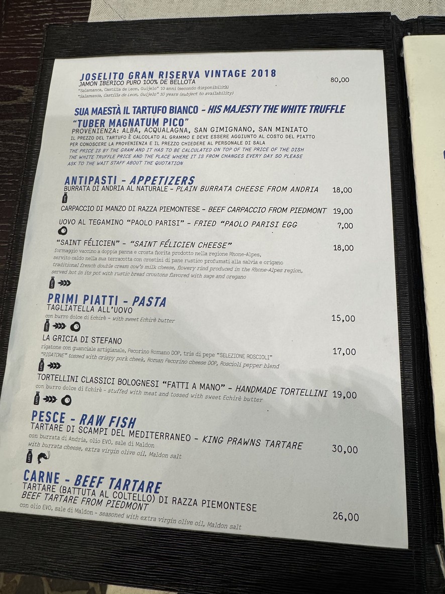 Roscioli Salumeria con Cucina menu 4