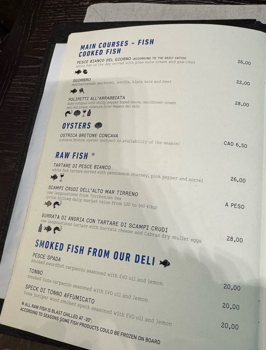 Roscioli Salumeria con Cucina menu 5