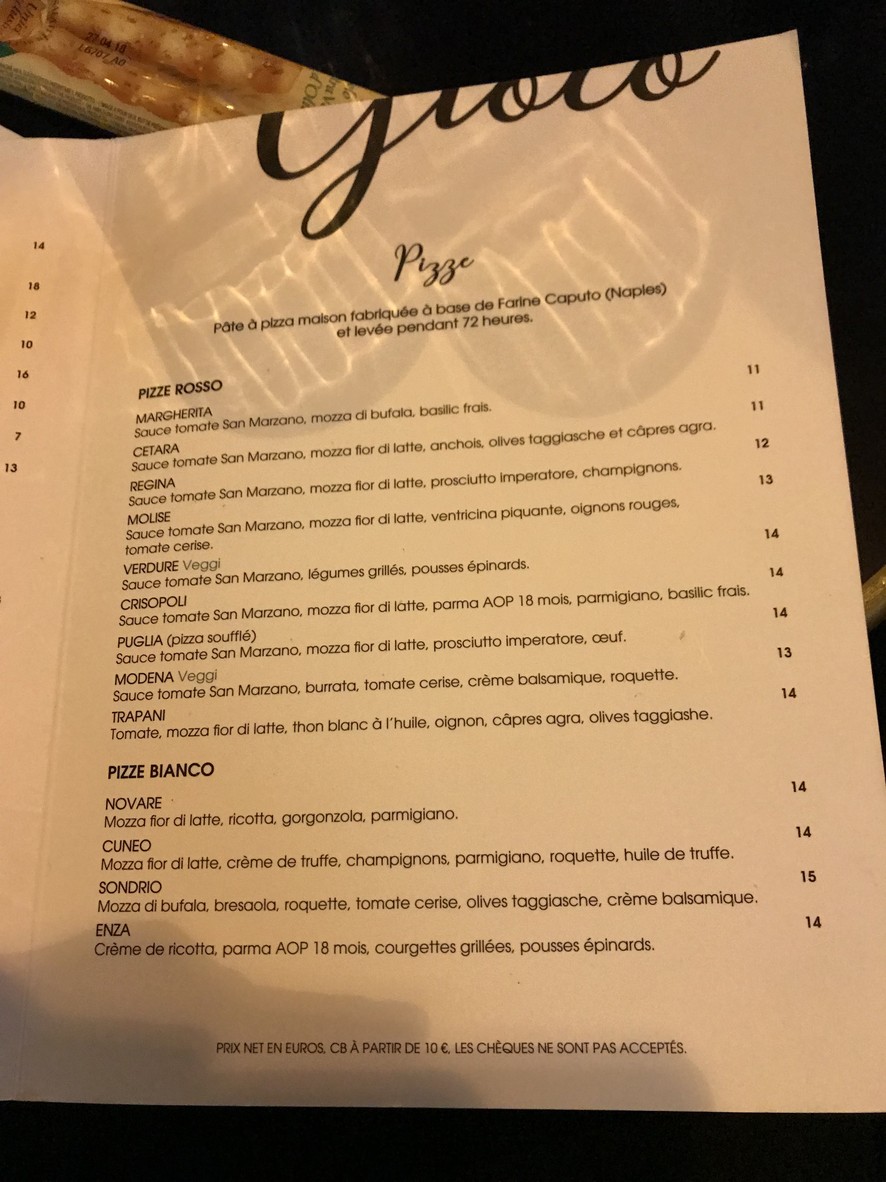 Gioco menu 3