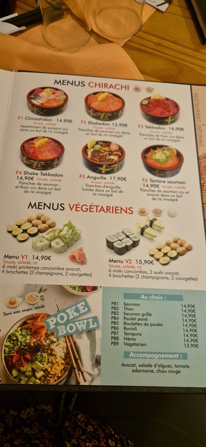 Samuraï menu 2