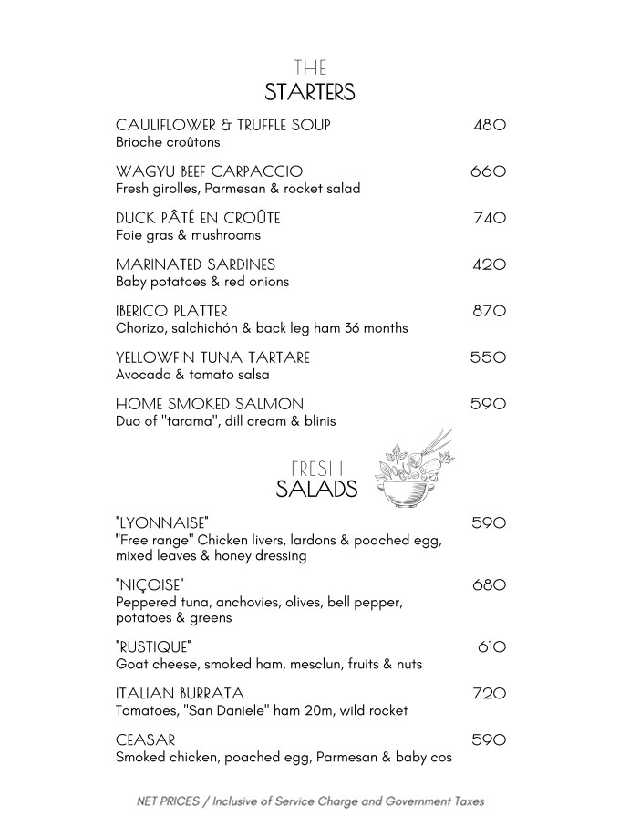 Cagette Canteen & Deli - Restaurante Francés menu 1