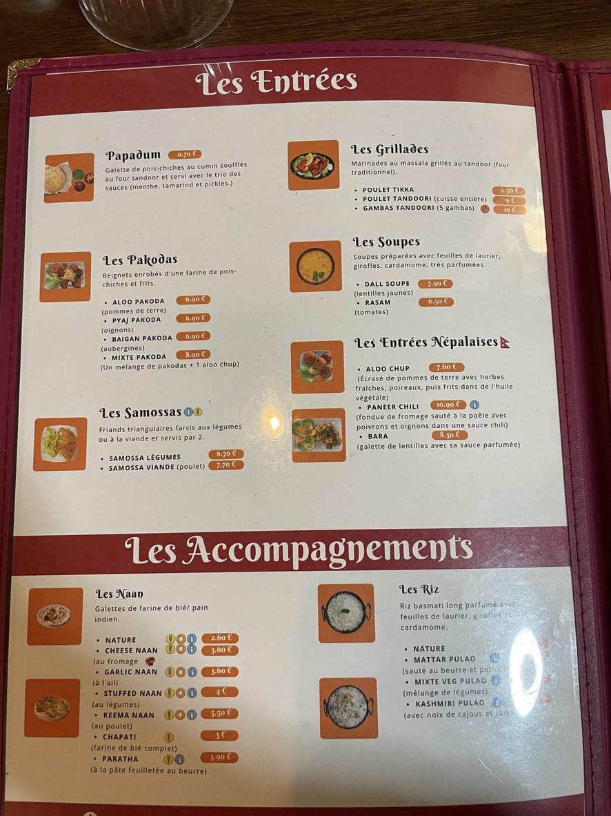 Restaurant Buddha menu 2