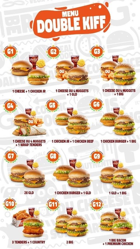 G La Dalle menu 2