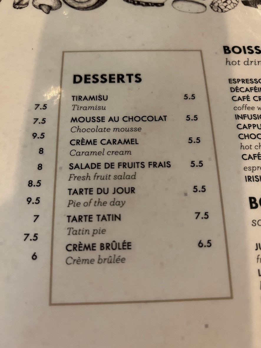 Pizza Camilia menu 6