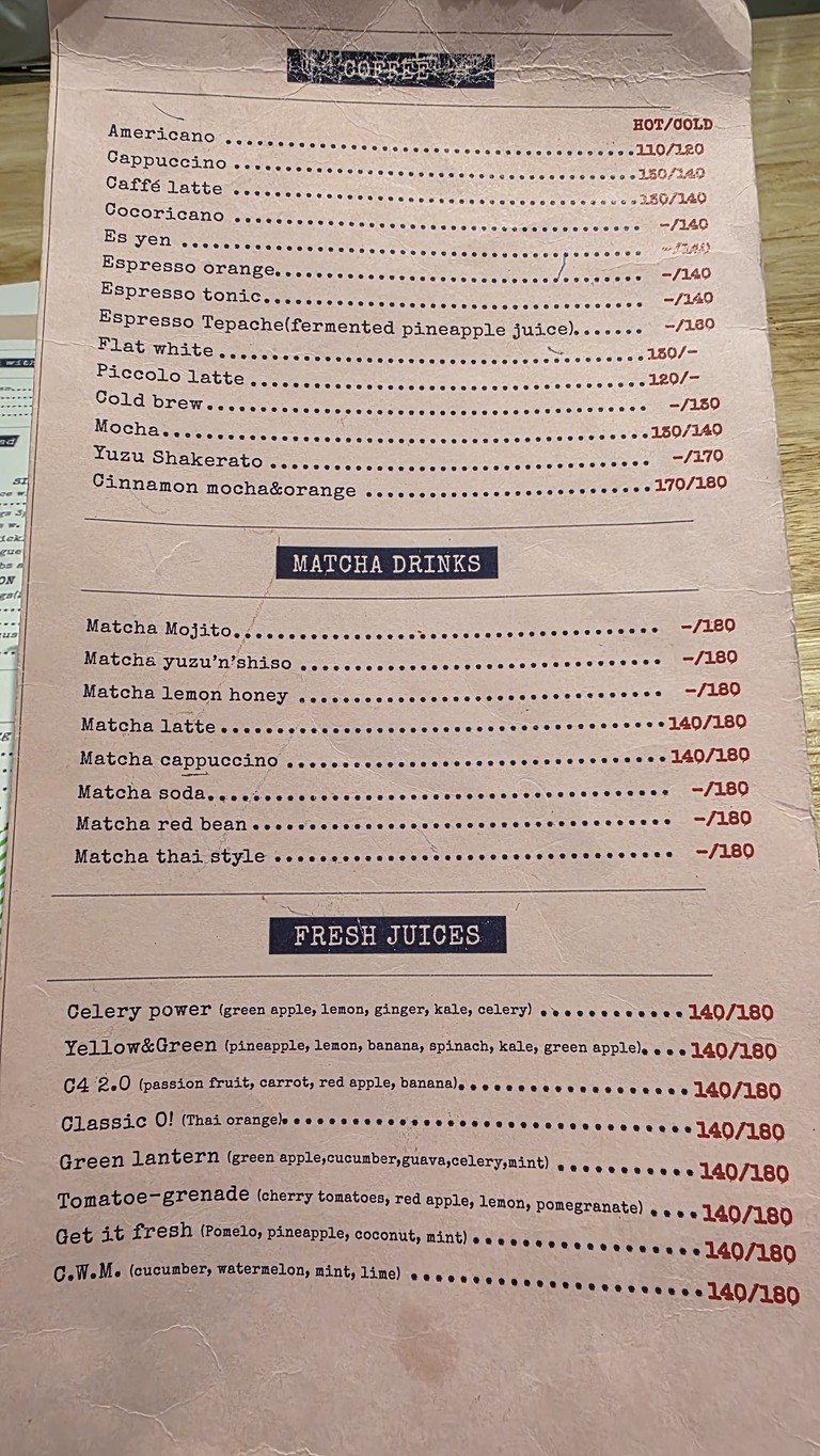 Larder BKK menu 3