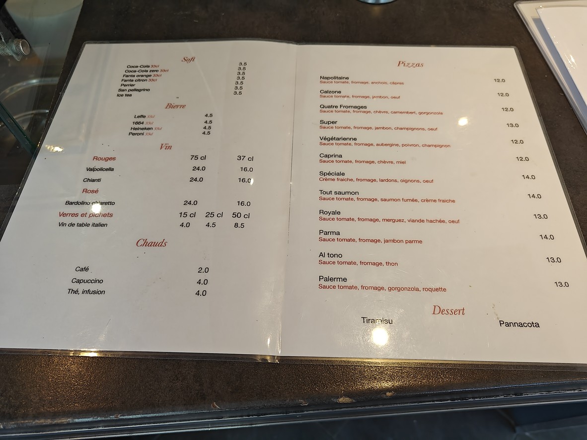 Pizza Mamma menu 2