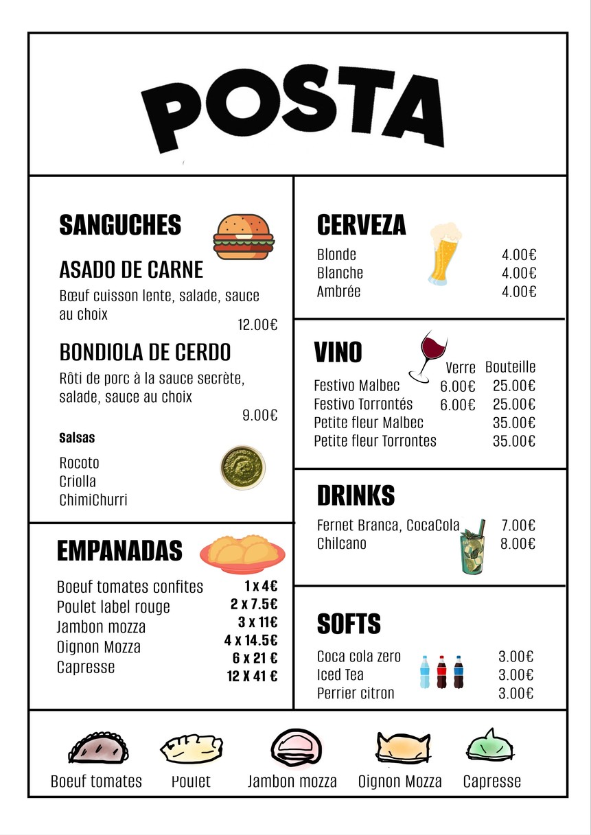 Posta menu 1