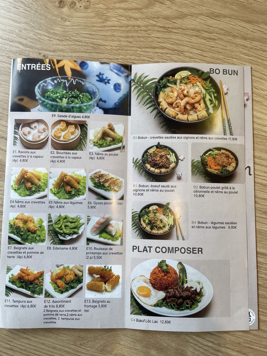 poke & bobun Clichy menu 2
