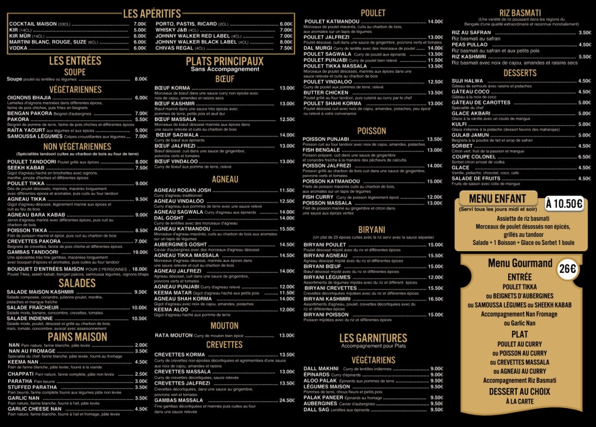 Katmandou Café menu 2