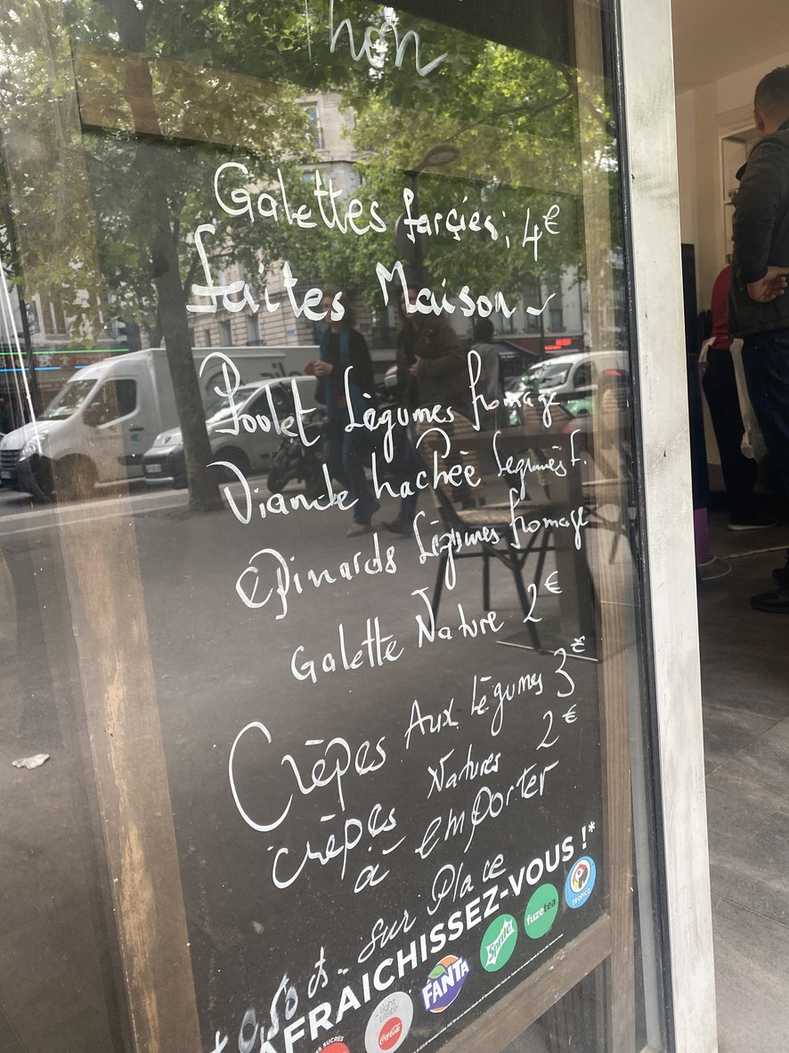 Méditerranée menu 1