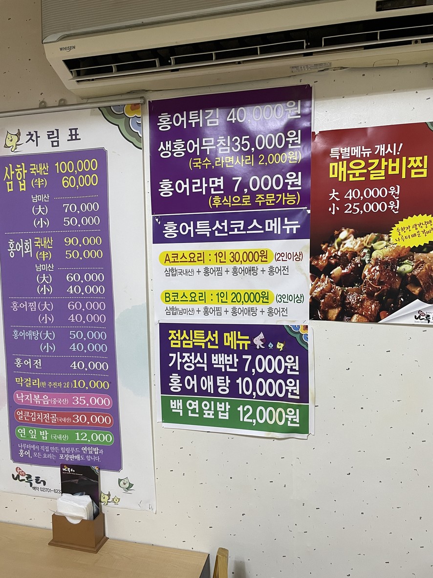 Naru-teo (embarcadero) menu 2