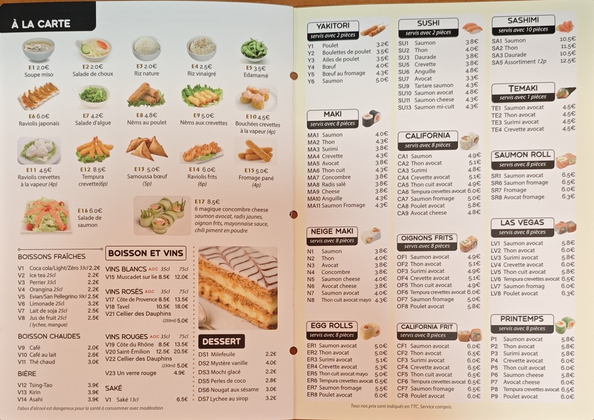 Kazoku menu 1