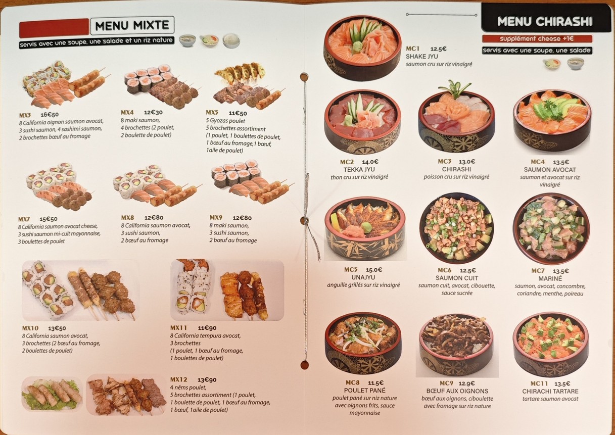 Kazoku menu 3