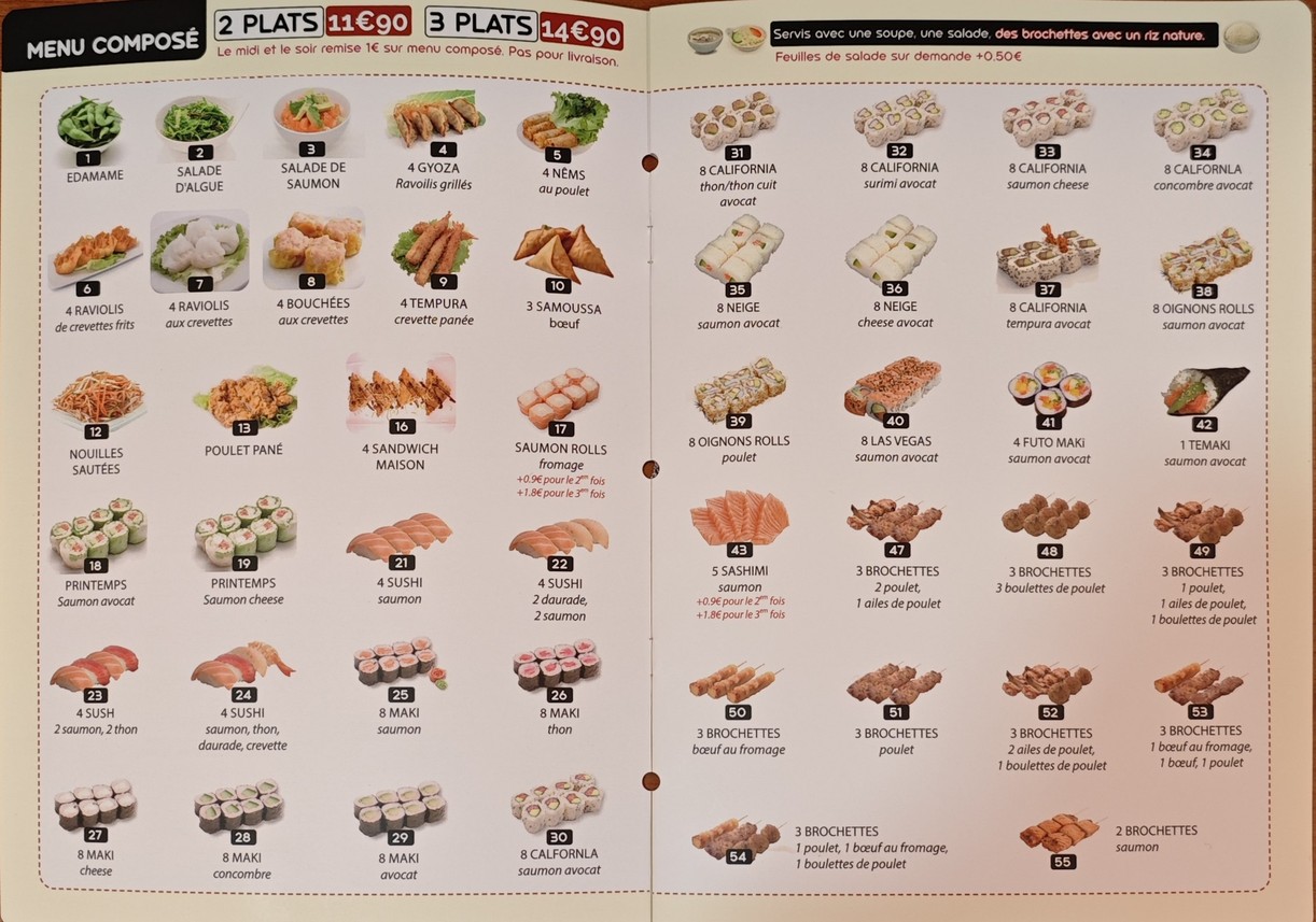 Kazoku menu 4