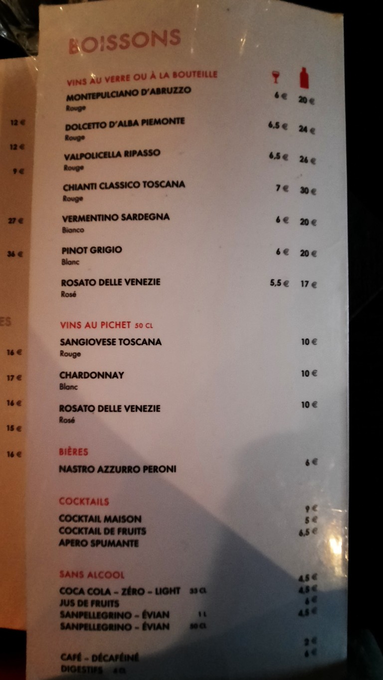 Gusto menu 2