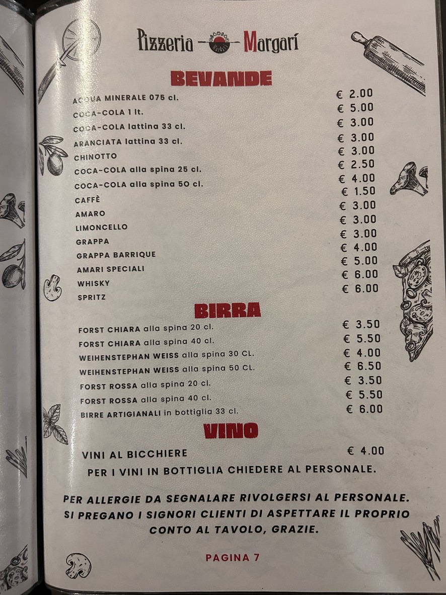 Margarì menu 7