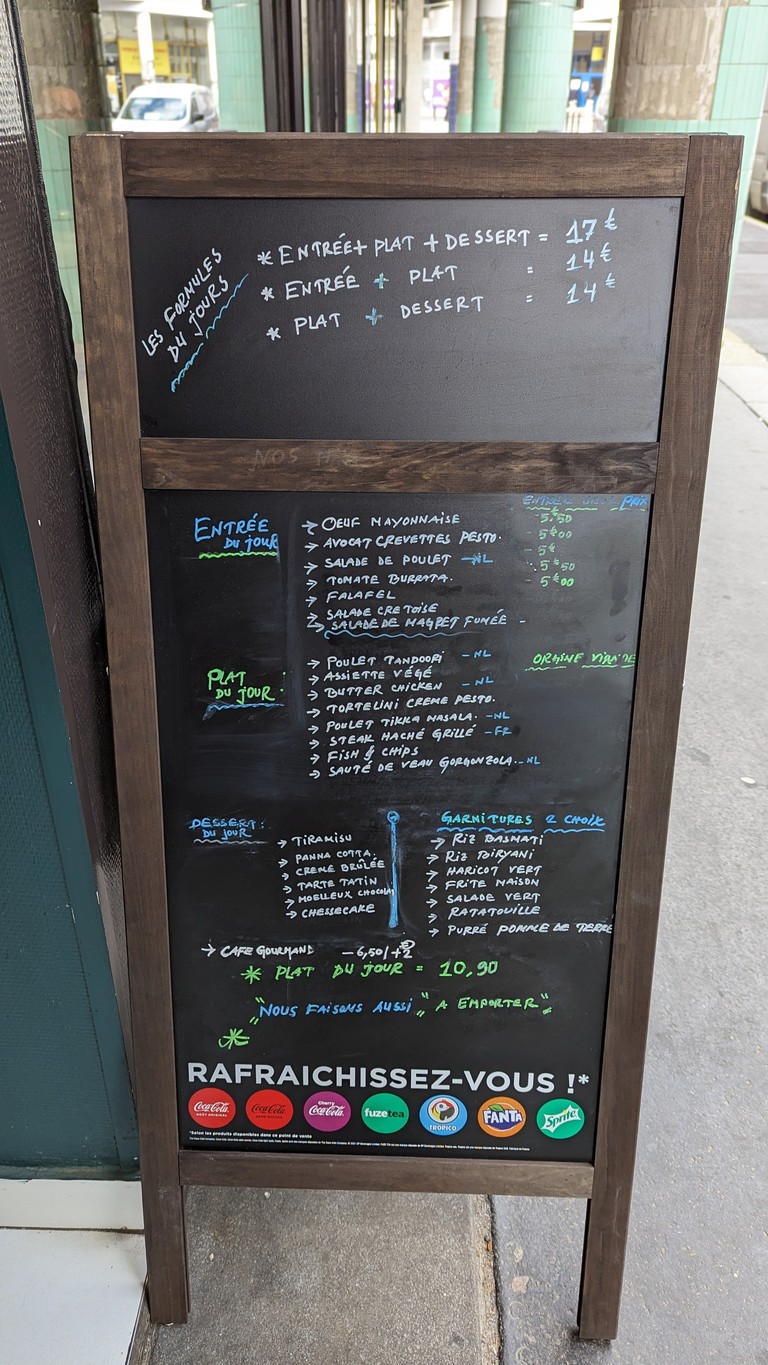 LE SAO menu 1
