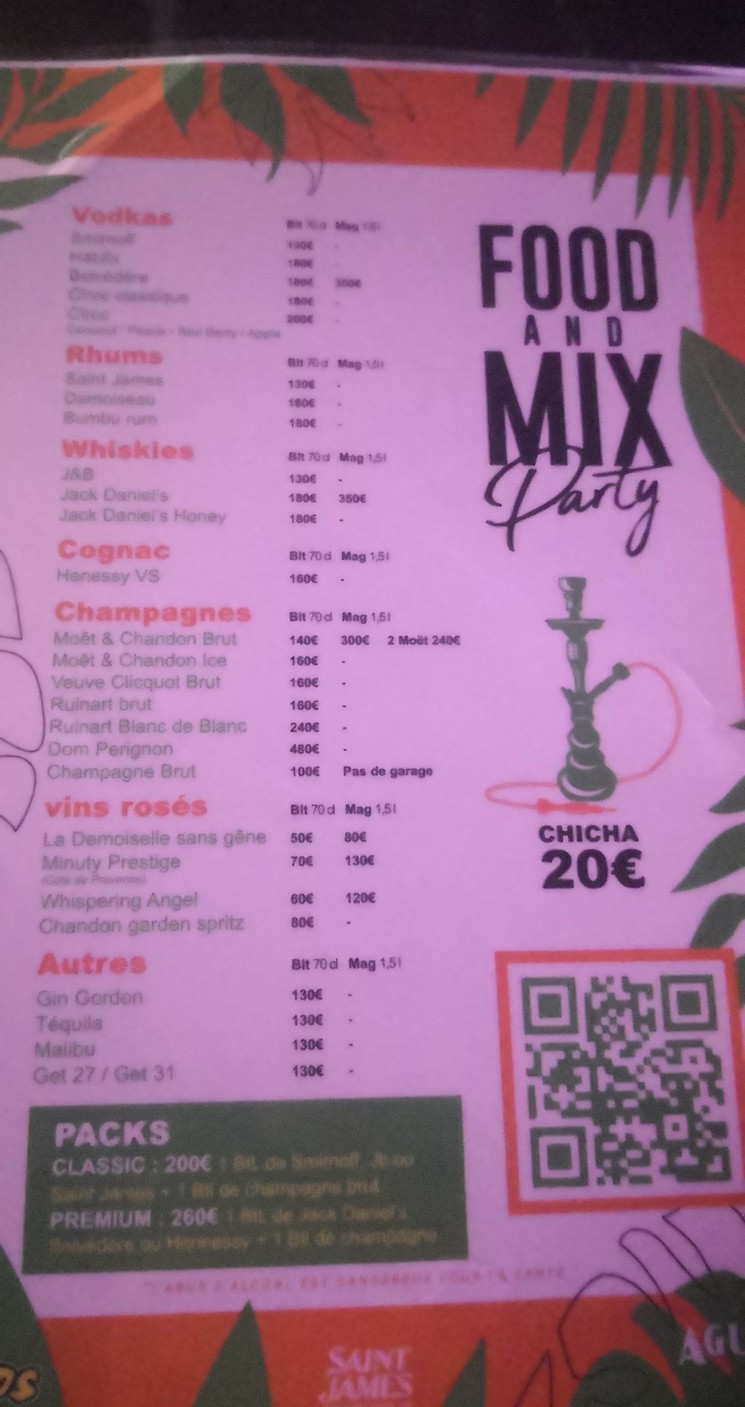 Restaurant Le Libertalia menu 2