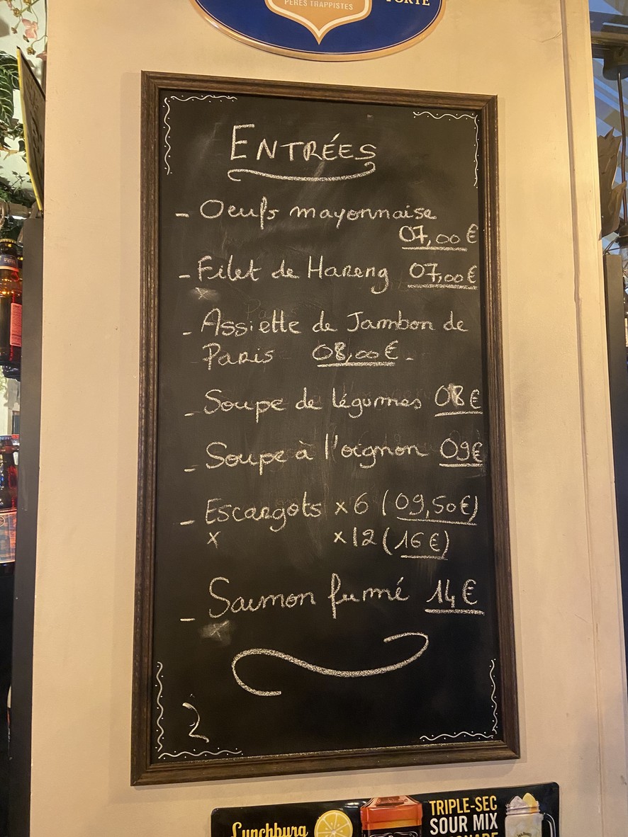 Le 143 Nord menu 2