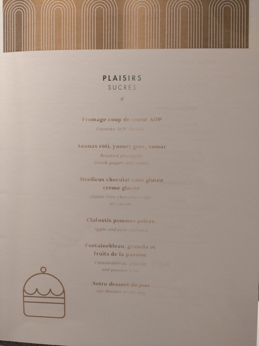 Greem Sèvres menu 3