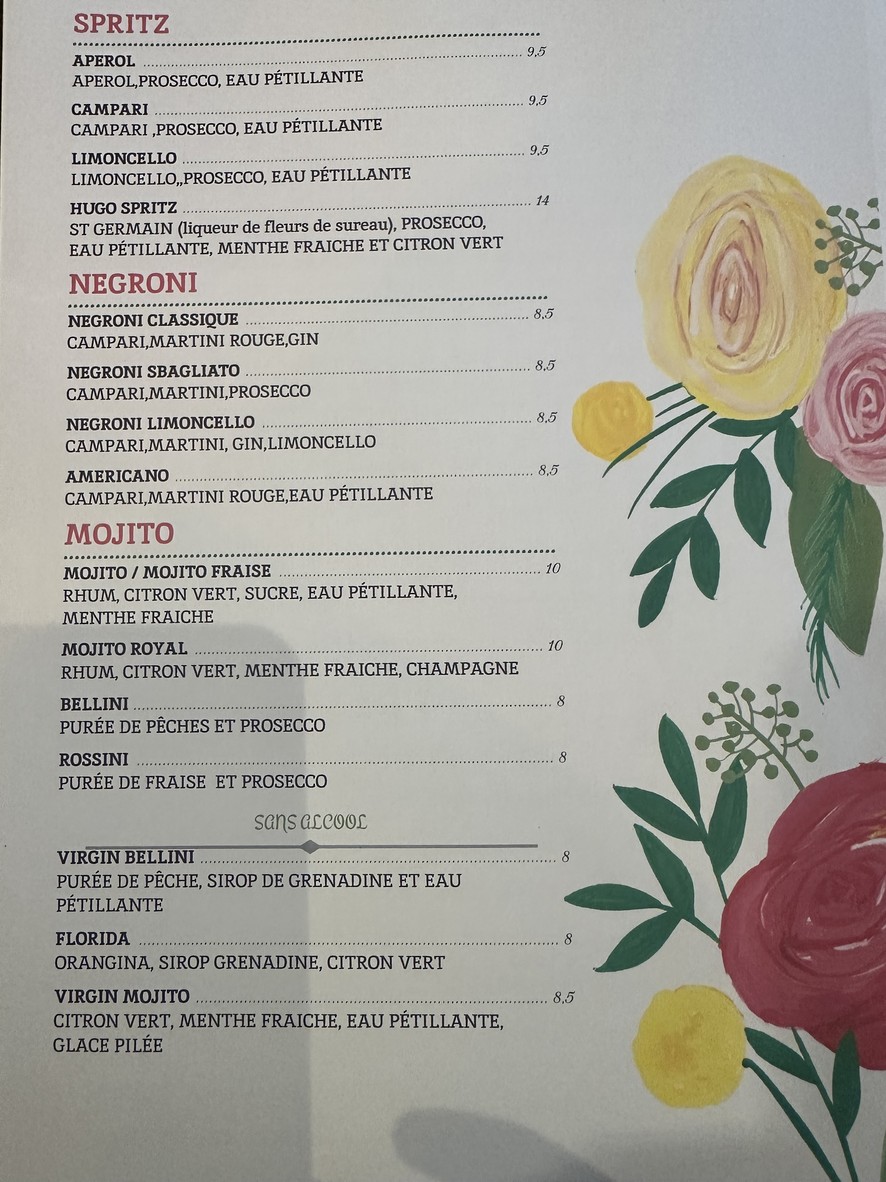 Trattoria Toscana menu 3