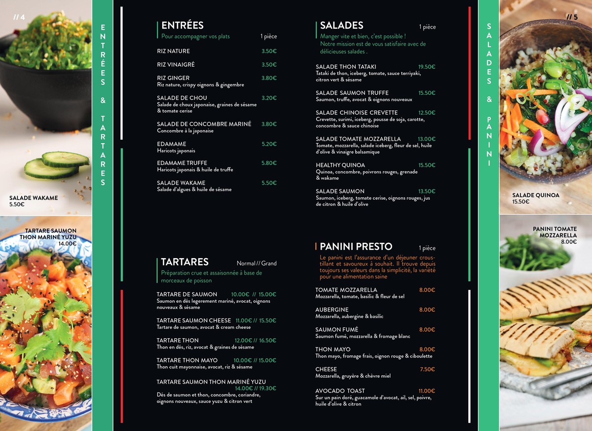 Sushi Presto (K) menu 1